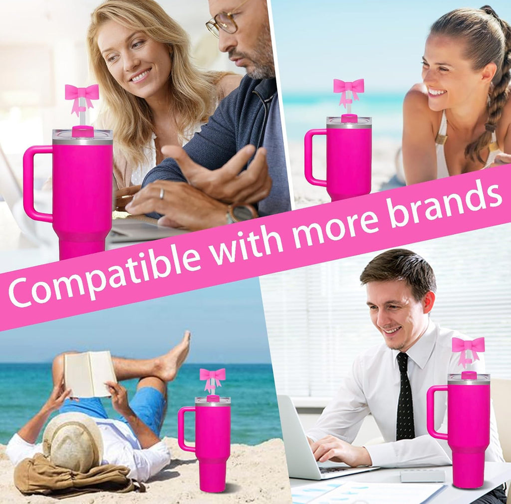 Straw Cover Cap [ Pink ]