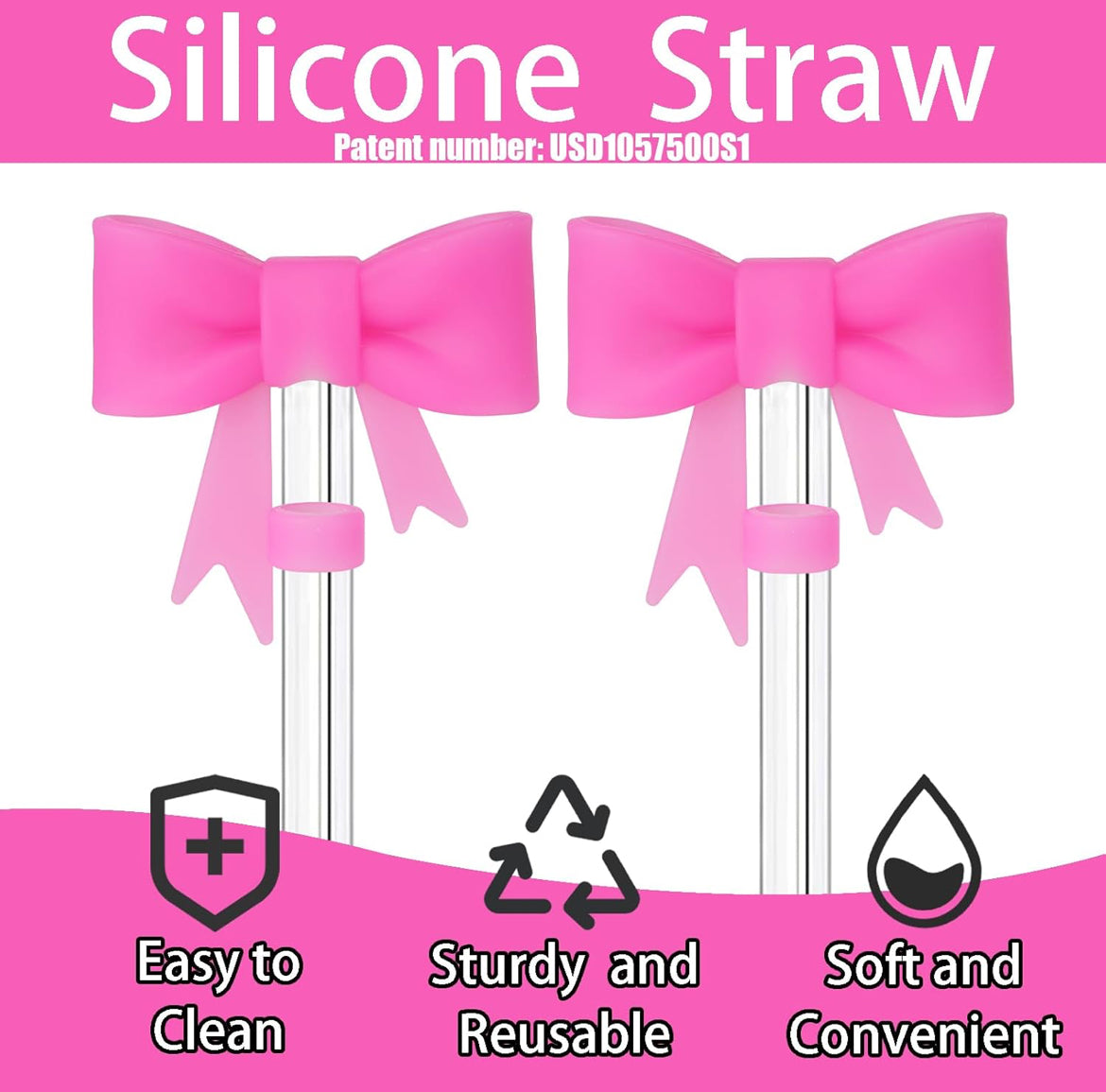 Straw Cover Cap [ Pink ]