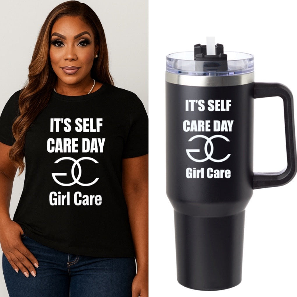 Selfcare T-Shirt & Tumbler Bundle Deal